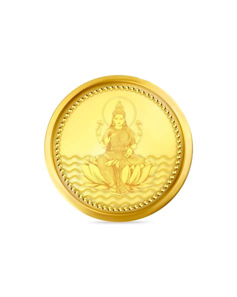 Bhima Jewels BIS Hallmark 22K Lakshmi Gold Coin 1 g : Amazon.in: Jewellery