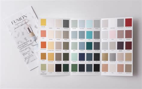 Image result for Fusion Paint Color Chart