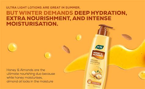 Buy Joy Honey & Almonds Ultimate Nourishing Body Milk Lotion 600ml ...