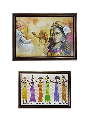 Gupta Glass and Frames Indian Art Synthetic Wooden Frame Decorative ...