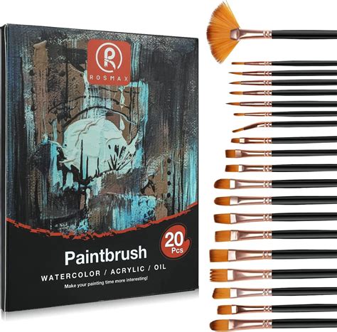 Professional Artist Paint Brush Set of 20 India | Ubuy