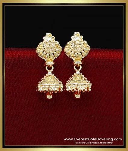 Buy 1 Gram Gold Jhumkas Online | Daily Wear Collections