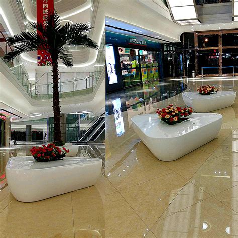 时尚玻璃钢休闲椅商场机场创意玻璃钢休闲椅大厅仿木纹环形坐凳|价格|厂家|多少钱-全球塑胶网