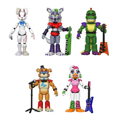 Buy Funko Action Figures! Set of 5 - Five Nights at Freddy's - Security ...
