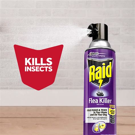 Raid Flea Killer, Kills Fleas, Crickets, Roaches, Silverfish And Ticks ...