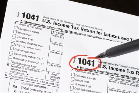 Image result for How to File Form 1041