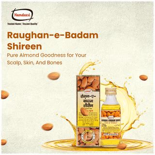 Hamdard Roghan Badam Shirin Oil 100 Ml - Uses, Side Effects, Dosage ...