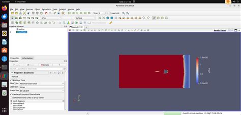 T3A Tutorial OpenFOAM 的图像结果
