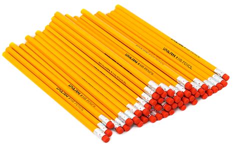 iParn Pencil Pack, Graphite Pencil with Eraser Tip, Office Pencils ...