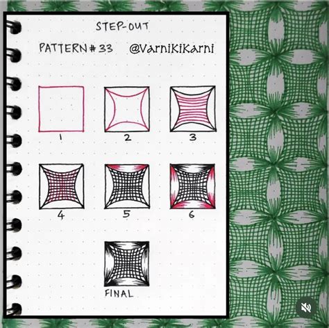 Zentangle Step Out Patterns 的图像结果