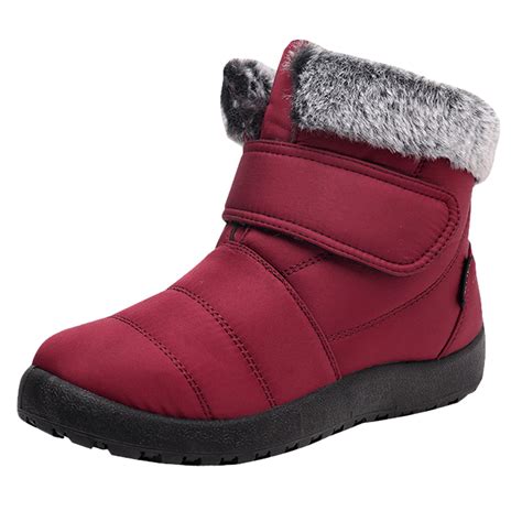 SZXZYGS Snow Boots Women Snow Boots Womens Snow Boots Warm Waterproof ...