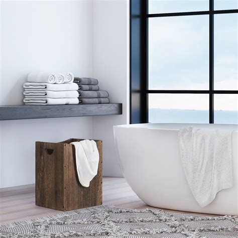 Millwood Pines Canvas Laundry Hamper with Handles | Wayfair