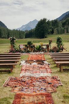 A Bohemian Wedding Trend We Re Loving Ceremony Aisles With Rugs by A Bohemian Wedding Trend We Re Loving Ceremony Aisles A Bohemian Wedding Trend We Re Loving Ceremony Aisles With Rugs