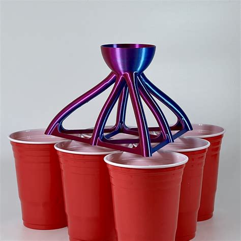 🍺 Beer Pong Funnel Dispenser Beerpong Partygame 6 Cups・ 3D File for 3D ...