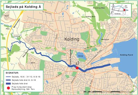Map Of Kolding Denmark