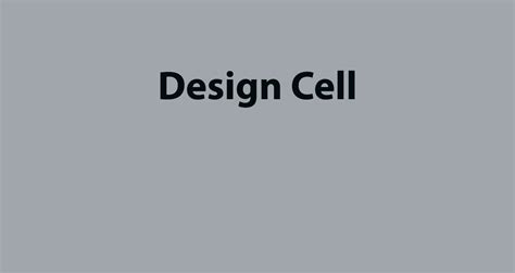 Design Cell | Dean, Infrastructure Planning & Support