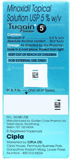 Tugain 5% Solution 60 ML | Order Tugain 5 % Solution 60 ML Online at ...