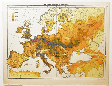 Population Density Map Europe