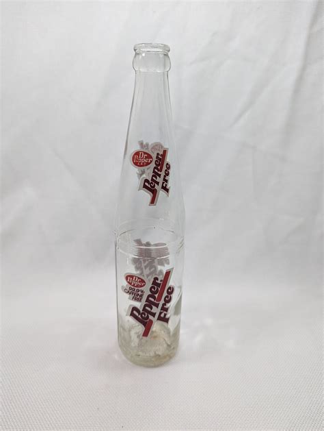 Vintage 1983 Dr Pepper Glass Bottle, 16 Oz Pepper Free Doctor Pepper ...