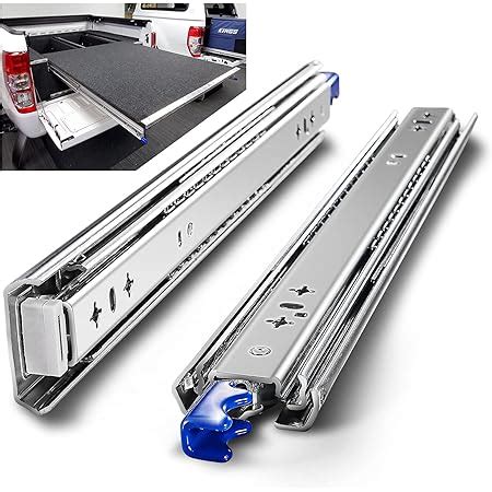 AOLISHENG Heavy Duty Telescopic Drawer Channel with Lock 12 Inch（300mm ...