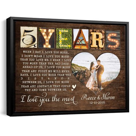 5th Year Wedding Anniversary Gifts