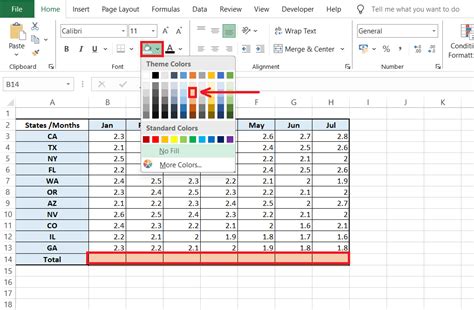 Excel Background Color 的图像结果