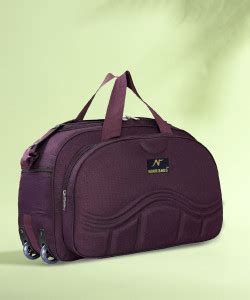 Noor B (Expandable) 60 L Strolley Duffel Bag - Fabric Travel Duffel ...