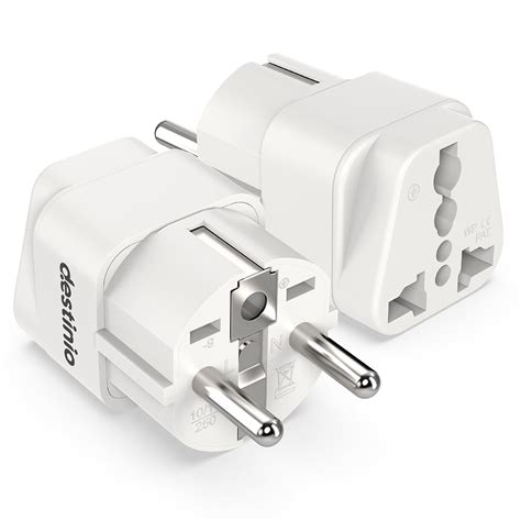 Buy Destinio World to EU (Type E/F) Travel Adapter Plug - Destinio.in