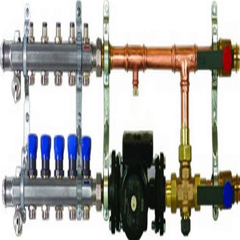 Viega 15787 ProRadiant Assembled Mixing Station with Stainless Manifold ...