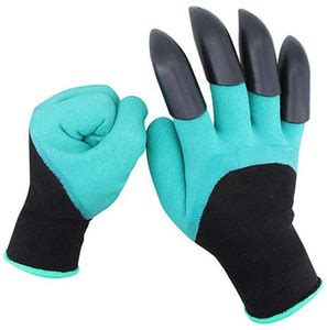 SWISS WONDER Waterproof Garden Gloves with Claw For Digging Planting ...