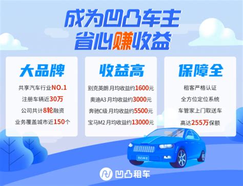 上海个人车想出租有什么好的平台？凹凸车主收益高_车辆
