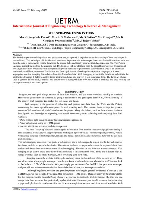 Image result for Web Scraping Using Python Project Report PDF