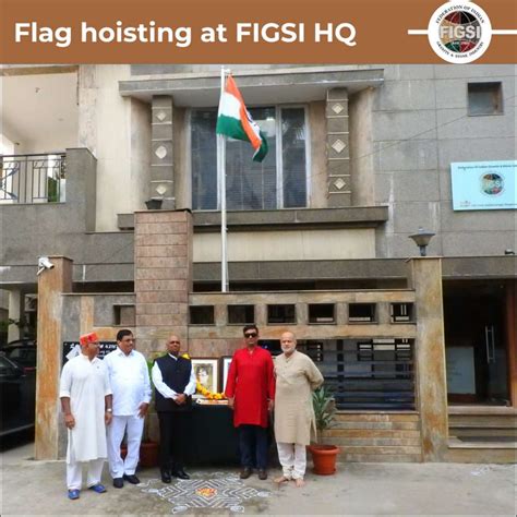 Flag hoisting ceremony at FIGSI HQ | FIGSI Industry Hub