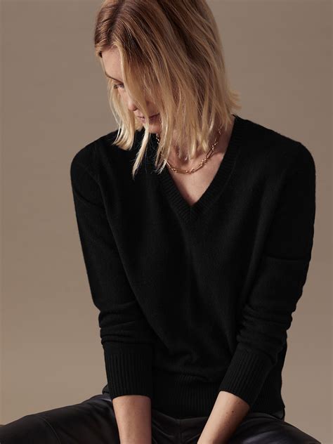 Buy Marks & Spencer Women Black Cashmere Pullover - Sweaters for Women ...