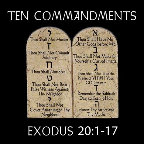 The 10 Commandments - Etsy