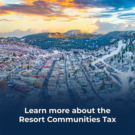 Resort Communities Tax Information • Summit County, UT
