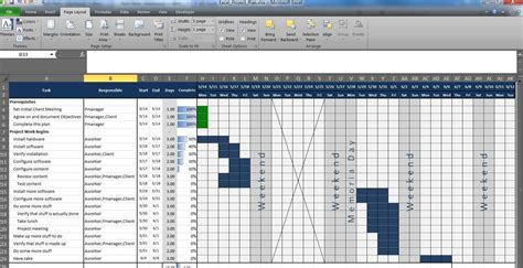 Image result for Project Management Using Excel