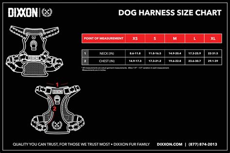 Dog Harness Size Chart – Dixxon Flannel Co.