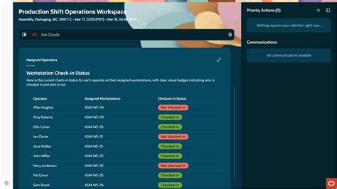 AI Agentic App: Production Shift Operations Workspace
