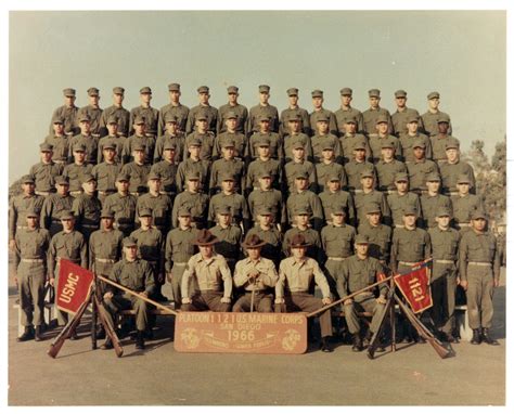 1960-69 MCRD San Diego - 1966, MCRD San Diego, Platoon 1121 - The Military Yearbook Project