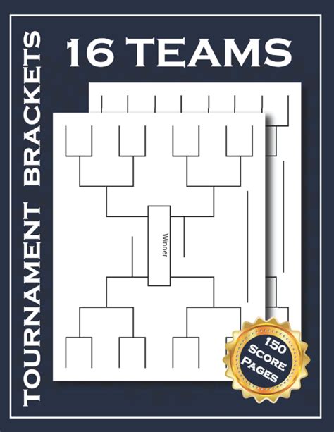 Amazon.com: Tournament Bracket: 16 Player / Team Tournament Bracket ...