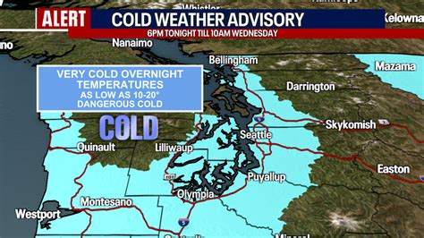 Seattle weather: Cold weather advisory issued | FOX 13 Seattle