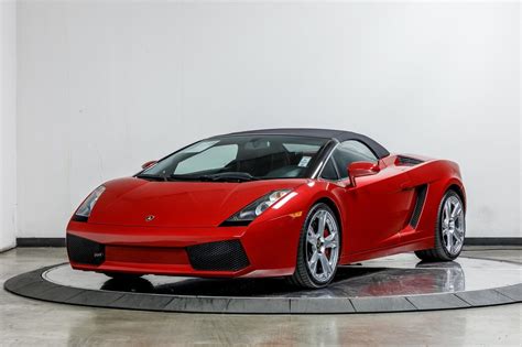 Red Lamborghini Gallardo Spyder