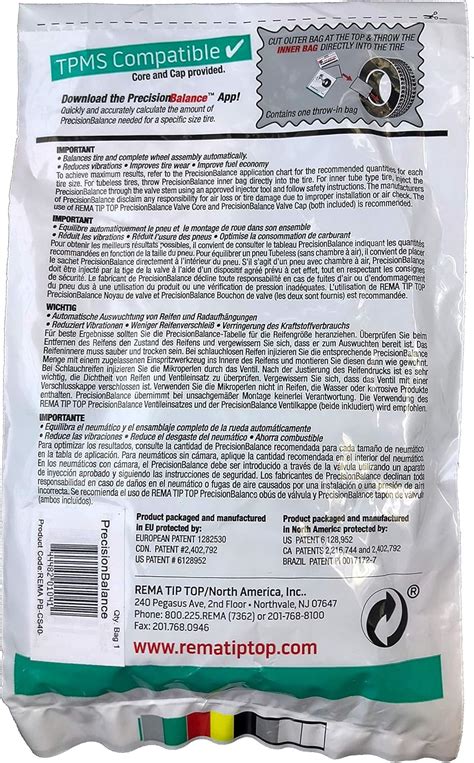 Buy Rema Tip Top 6 PrecisionBalance Tire Balancing Compound Beads Kits ...