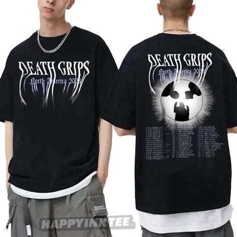 double-sided t-shirt Ideal for music events, Death Grips Band 2023 Tour ...