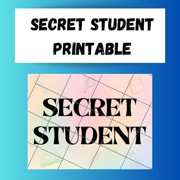 Image result for Secret Student