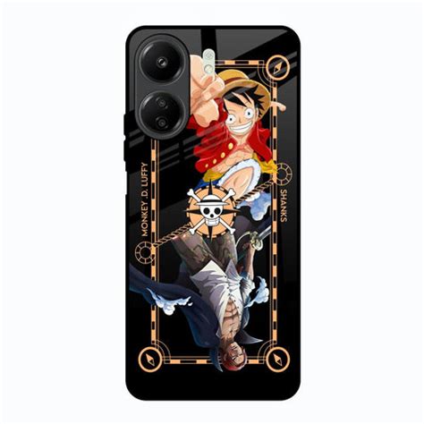 Shanks & Luffy Redmi 13C Glass Back Cover - Flat 35% Off On Redmi 13C ...