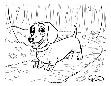 70+ Wiener Dog Coloring Pages for Kids & Adults (Free Printable PDFs)