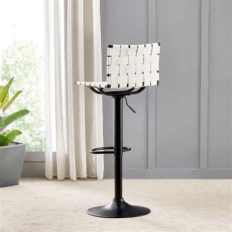 Buy Sterling Swivel Bar Chair - White from Home Centre at just INR 8999.0