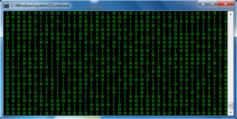 Matrix Code in Cmd 的图像结果